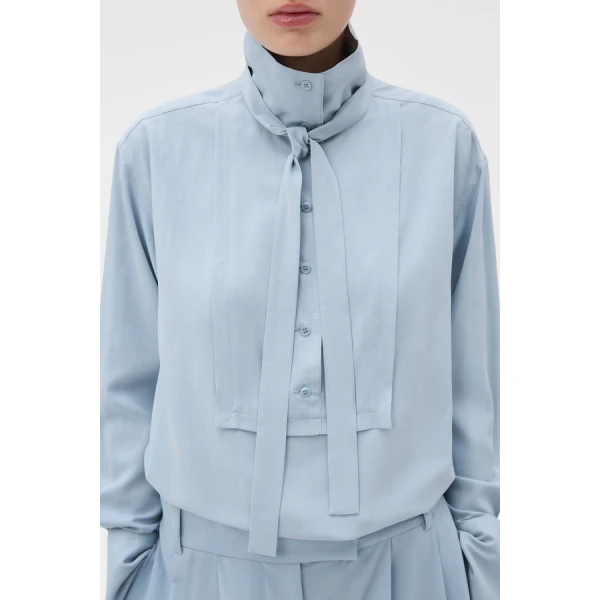 Oroton Half Placket Button Shirt - Oroton Tops - Australian Heritage Luxury - Shop at Luxury Shoes 