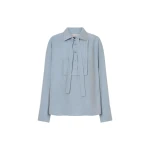 Oroton Half Placket Button Shirt - Oroton Tops - Australian Heritage Luxury - Shop at Luxury Shoes 