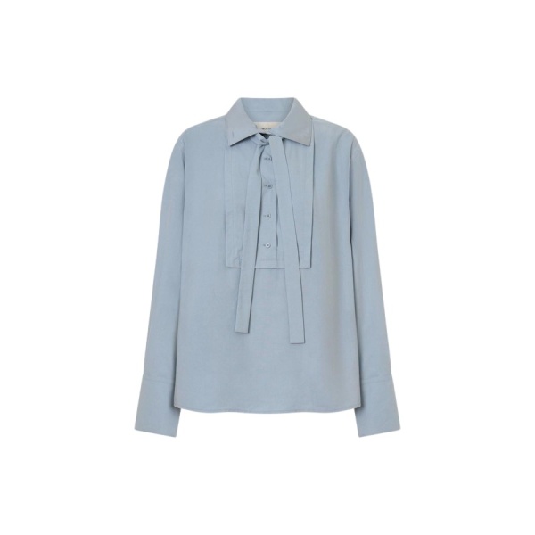 Oroton Half Placket Button Shirt - Oroton Tops - Australian Heritage Luxury - Shop at Luxury Shoes 