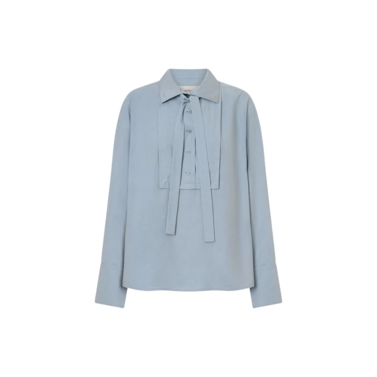 Oroton Half Placket Button Shirt - Oroton Tops - Australian Heritage Luxury - Shop at Luxury Shoes 