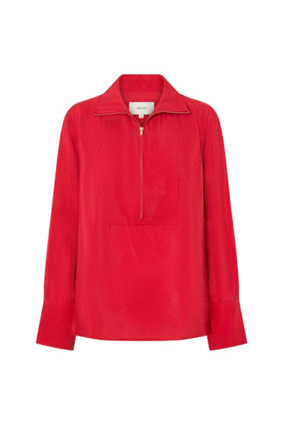 Oroton Half Placket Zip Shirt - Oroton Tops - Australian Heritage Luxury - Shop at Luxury Shoes 