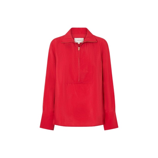 Oroton Half Placket Zip Shirt - Oroton Tops - Australian Heritage Luxury - Shop at Luxury Shoes 