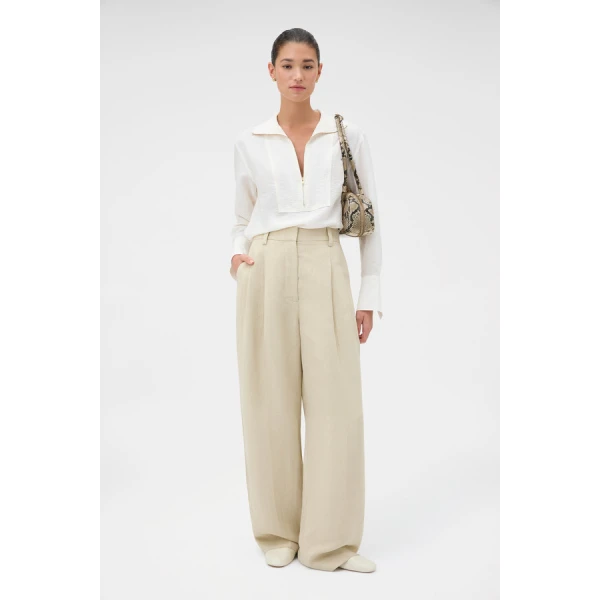 Oroton Half Placket Zip Shirt - Oroton Tops - Australian Heritage Luxury - Shop at Luxury Shoes 
