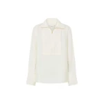 Oroton Half Placket Zip Shirt - Oroton Tops - Australian Heritage Luxury - Shop at Luxury Shoes 