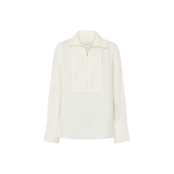 Oroton Half Placket Zip Shirt - Oroton Tops - Australian Heritage Luxury - Shop at Luxury Shoes 