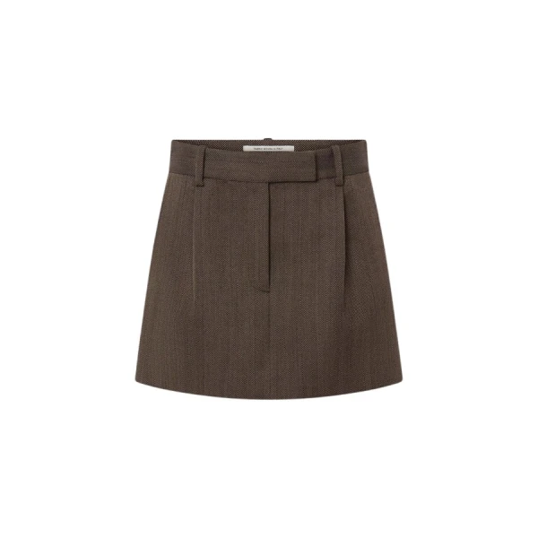 Oroton Herringbone Mini Skirt - Oroton Skirts - Australian Heritage Luxury - Shop at Luxury Shoes 