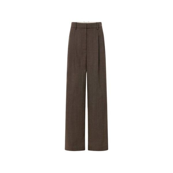 Oroton Herringbone Pleat Pant - Oroton Pants - Australian Heritage Luxury - Shop at Luxury Shoes 
