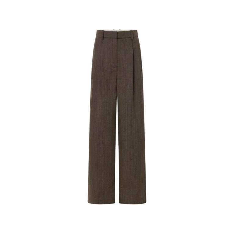 Oroton Herringbone Pleat Pant - Oroton Pants - Australian Heritage Luxury - Shop at Luxury Shoes 