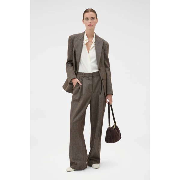 Oroton Herringbone Shaped Blazer - Oroton Jackets - Australian Heritage Luxury - Shop at Luxury Shoes 