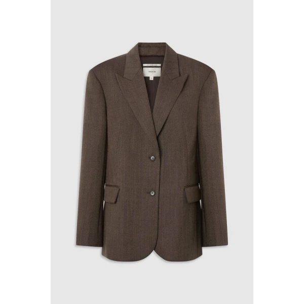 Oroton Herringbone Shaped Blazer - Oroton Jackets - Australian Heritage Luxury - Shop at Luxury Shoes 