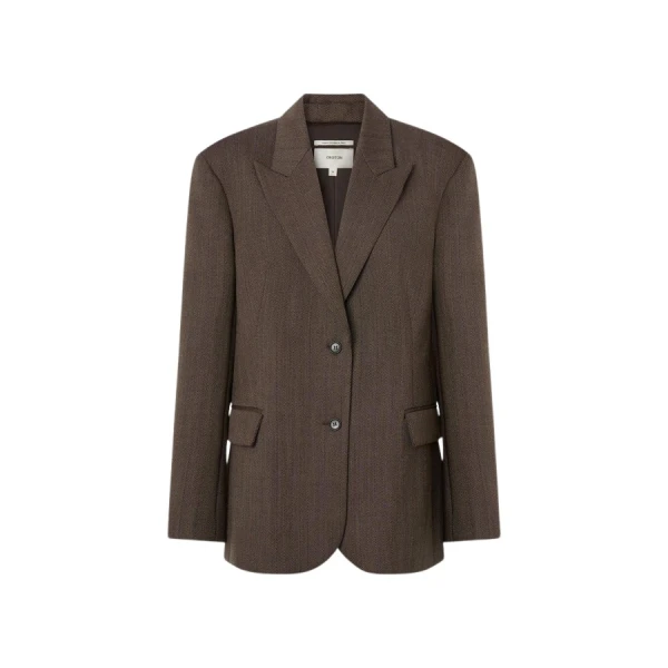 Oroton Herringbone Shaped Blazer - Oroton Jackets - Australian Heritage Luxury - Shop at Luxury Shoes 