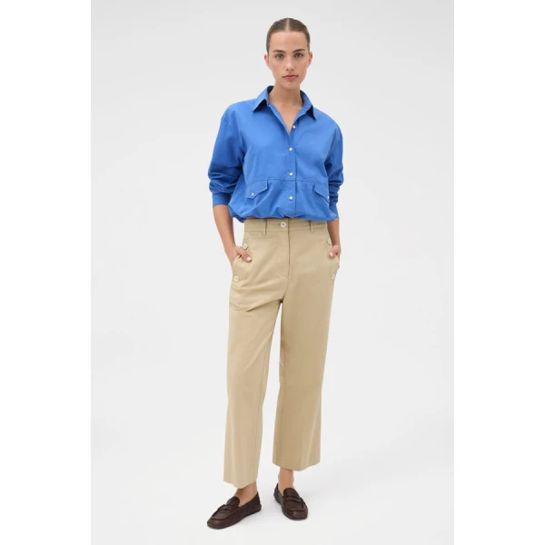 Oroton Kick Flare Button Pant - Oroton Pants - Australian Heritage Luxury - Shop at Luxury Shoes 