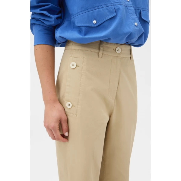 Oroton Kick Flare Button Pant - Oroton Pants - Australian Heritage Luxury - Shop at Luxury Shoes 