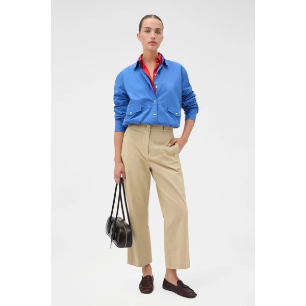 Oroton Kick Flare Button Pant - Oroton Pants - Australian Heritage Luxury - Shop at Luxury Shoes 
