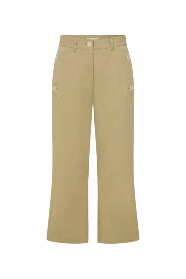 Oroton-Kick-Flare-Button-Pant40062_nobg Oroton Kick Flare Button Pant - Oroton Pants - Australian Heritage Luxury - Shop at Luxury Shoes