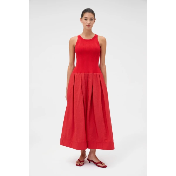 Oroton Knit Bodice Midi Dress - Oroton Dresses - Australian Heritage Luxury - Shop at Luxury Shoes 