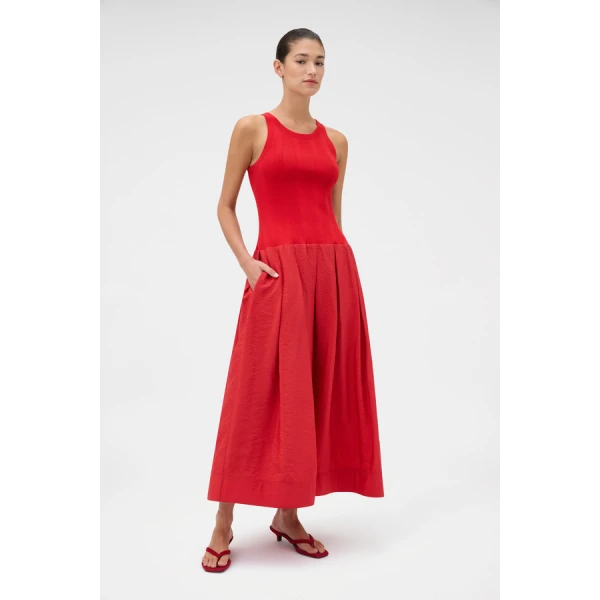 Oroton Knit Bodice Midi Dress - Oroton Dresses - Australian Heritage Luxury - Shop at Luxury Shoes 