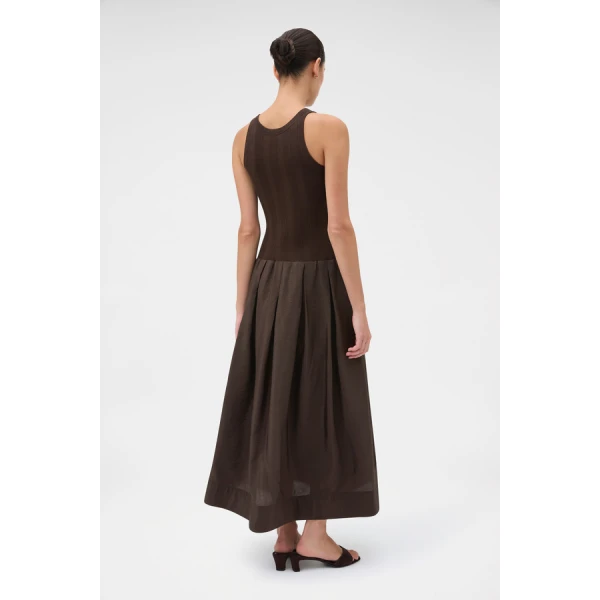 Oroton Knit Bodice Midi Dress - Oroton Dresses - Australian Heritage Luxury - Shop at Luxury Shoes 