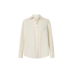 Oroton Lace Trim Shirt - Oroton Tops - Australian Heritage Luxury - Shop at Luxury Shoes 