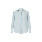 Oroton Lace Trim Shirt - Oroton Tops - Australian Heritage Luxury - Shop at Luxury Shoes 