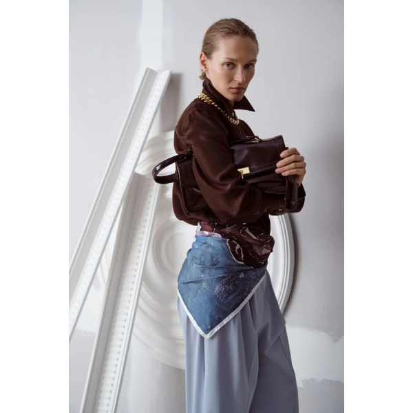 Oroton Long Sleeve Shirt - Oroton Tops - Australian Heritage Luxury - Shop at Luxury Shoes 