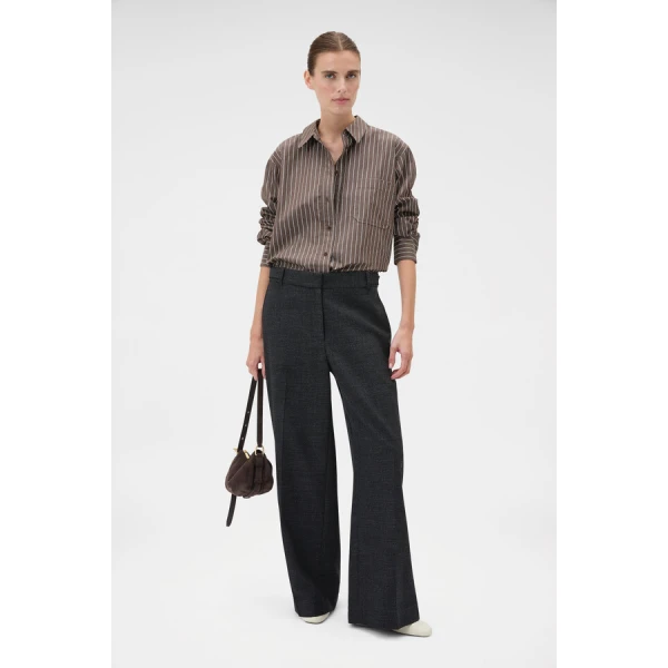 Oroton Long Sleeve Stripe Shirt - Oroton Tops - Australian Heritage Luxury - Shop at Luxury Shoes 
