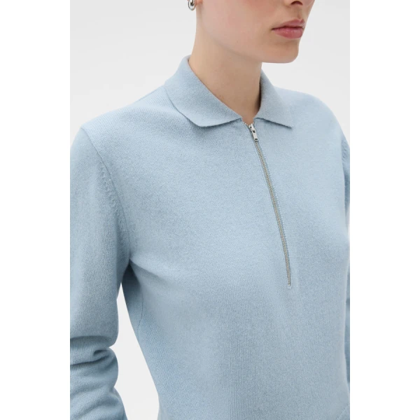 Oroton Long Sleeve Zip Polo - Oroton Tops - Australian Heritage Luxury - Shop at Luxury Shoes 