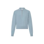 Oroton Long Sleeve Zip Polo - Oroton Tops - Australian Heritage Luxury - Shop at Luxury Shoes 