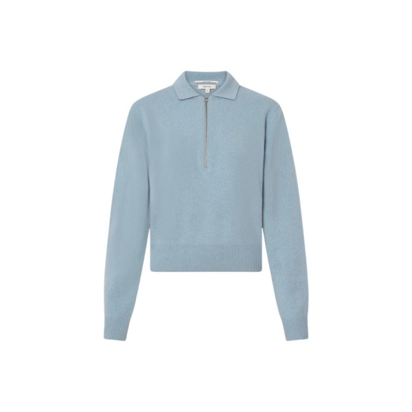 Oroton Long Sleeve Zip Polo - Oroton Tops - Australian Heritage Luxury - Shop at Luxury Shoes 