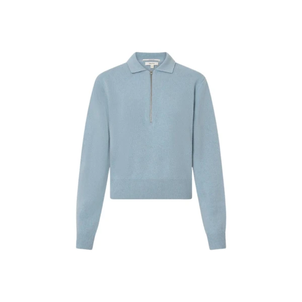 Oroton Long Sleeve Zip Polo - Oroton Tops - Australian Heritage Luxury - Shop at Luxury Shoes 