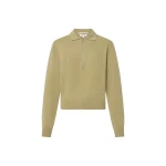 Oroton Long Sleeve Zip Polo - Oroton Tops - Australian Heritage Luxury - Shop at Luxury Shoes 