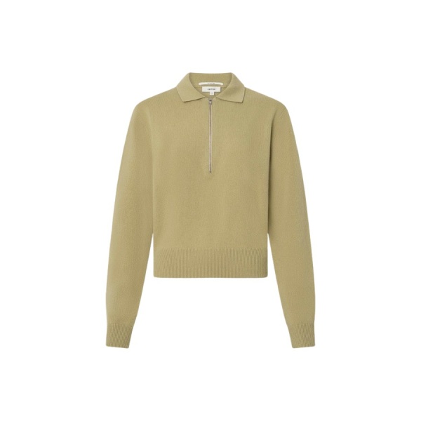 Oroton Long Sleeve Zip Polo - Oroton Tops - Australian Heritage Luxury - Shop at Luxury Shoes 