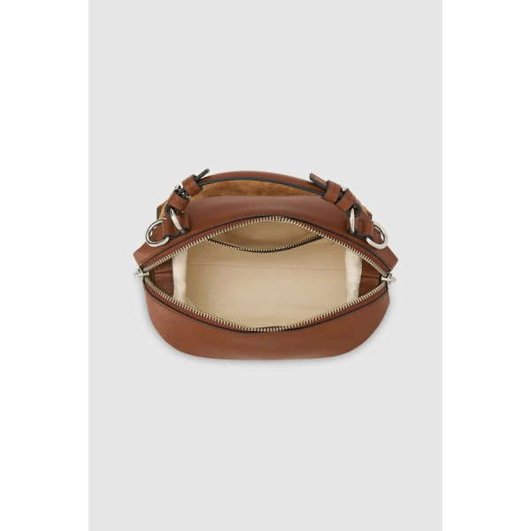 Oroton Mica Bowler Suede - Bags - Australian Luxury Leather Handbag at Luxury Shoes 