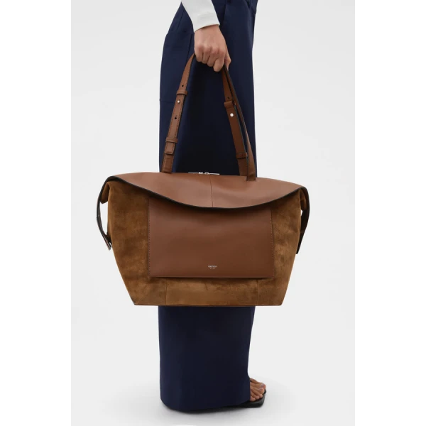 Oroton Mica Medium Tote Suede - Bags - Australian Luxury Leather Handbag at Luxury Shoes 
