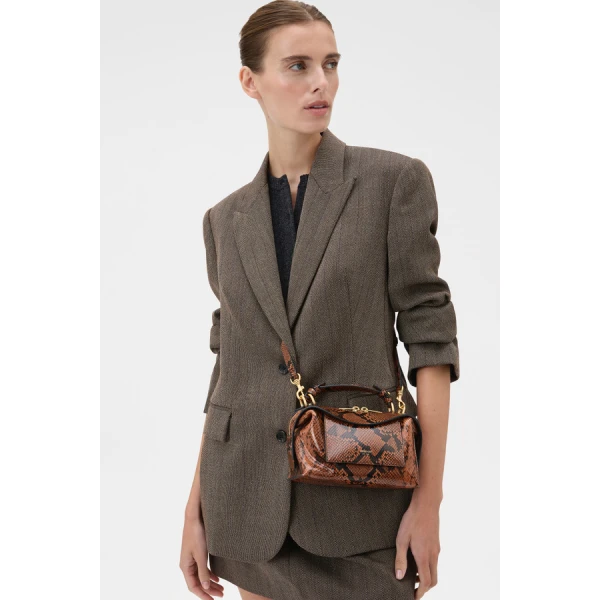 Oroton Mica Mini Bowler - Bags - Australian Luxury Leather Handbag at Luxury Shoes 