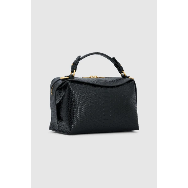 Oroton Mica Texture Bowler - Bags - Australian Luxury Leather Handbag at Luxury Shoes 