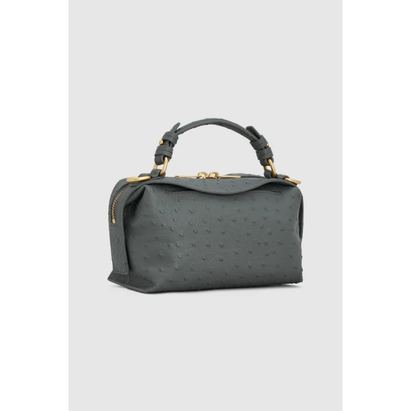 Oroton Mica Texture Mini Bowler - Bags - Australian Luxury Leather Handbag at Luxury Shoes 