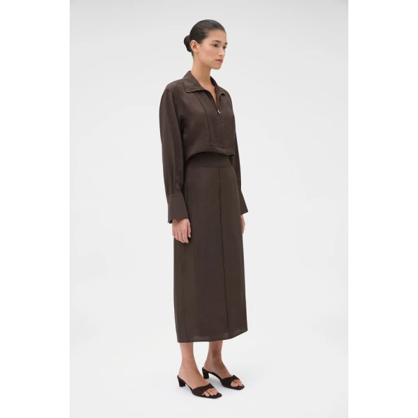 Oroton Midi Skirt - Oroton Skirts - Australian Heritage Luxury - Shop at Luxury Shoes 