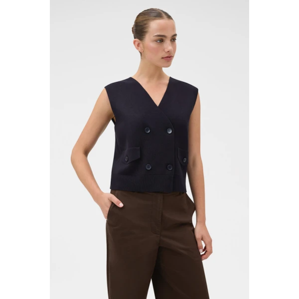 Oroton Milano Knit Vest - Oroton Tops - Australian Heritage Luxury - Shop at Luxury Shoes 