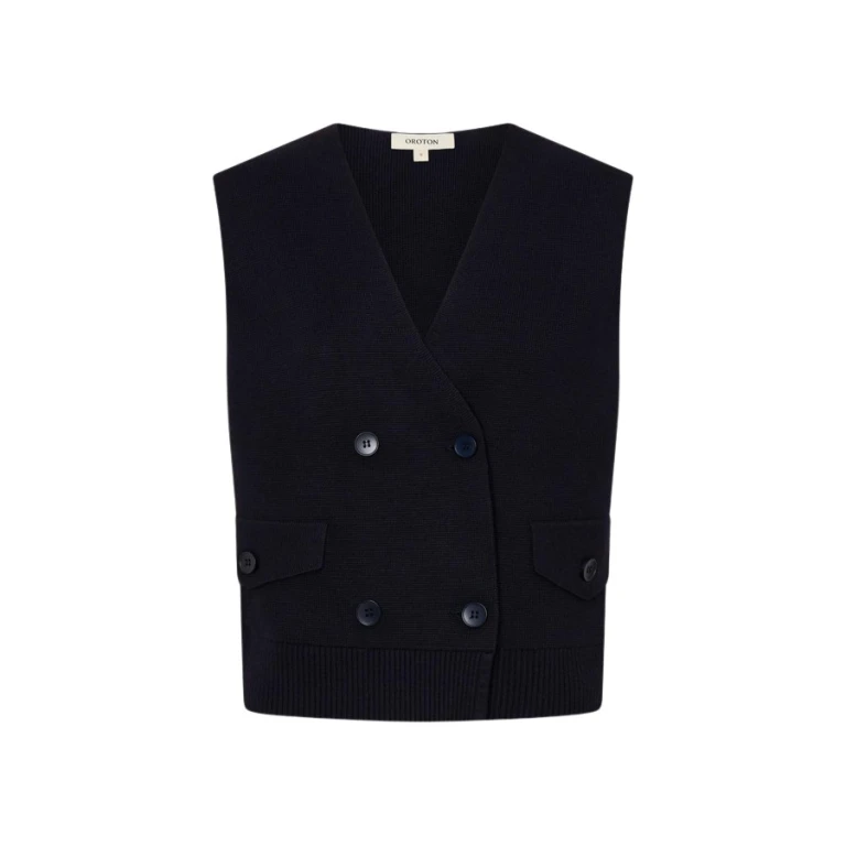 Oroton Milano Knit Vest - Oroton Tops - Australian Heritage Luxury - Shop at Luxury Shoes 