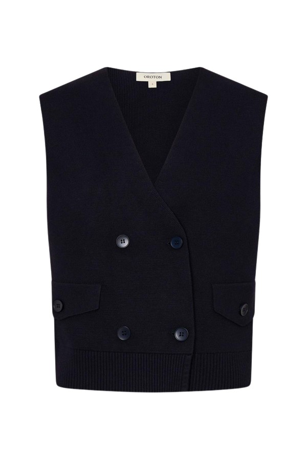 Oroton Milano Knit Vest - Oroton Tops - Australian Heritage Luxury - Shop at Luxury Shoes 