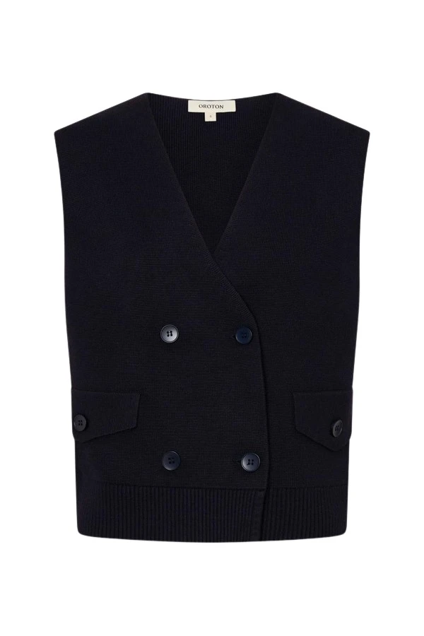 Oroton-Milano-Knit-Vest88346_nobg Oroton Milano Knit Vest - Oroton Tops - Australian Heritage Luxury - Shop at Luxury Shoes