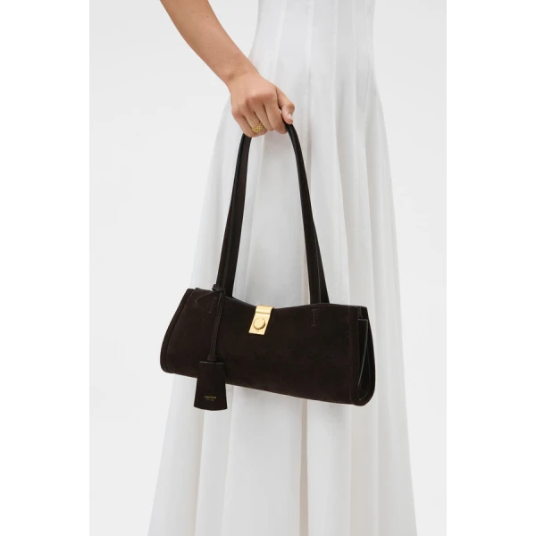 Oroton Mille Baguette Suede - Bags - Australian Luxury Leather Handbag at Luxury Shoes 