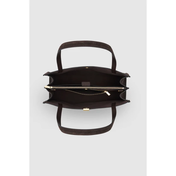 Oroton Mille Work Tote Suede - Bags - Australian Luxury Leather Handbag at Luxury Shoes 