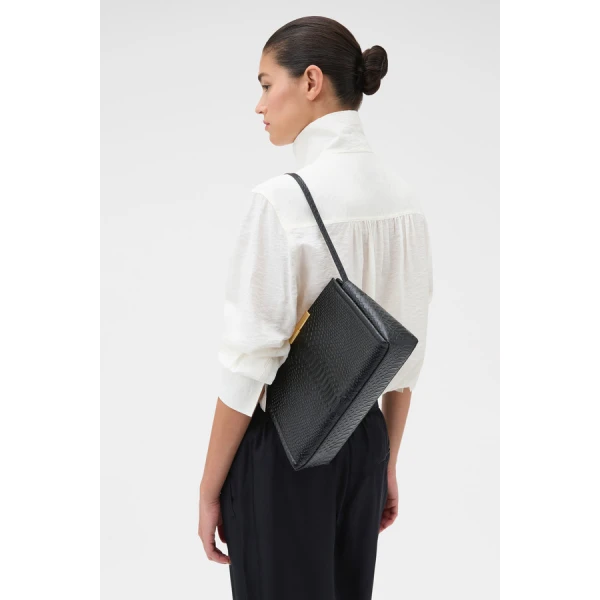 Oroton Miriam Textured Day Bag - Bags - Australian Luxury Leather Handbag at Luxury Shoes 