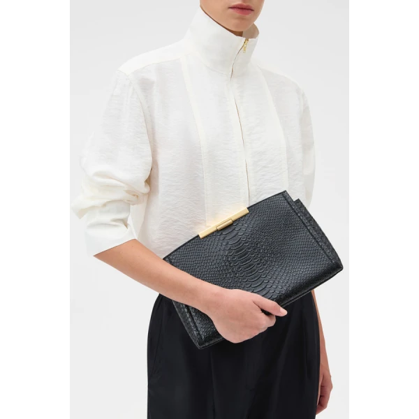 Oroton Miriam Textured Day Bag - Bags - Australian Luxury Leather Handbag at Luxury Shoes 