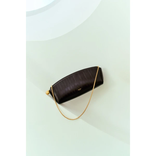 Oroton Naia Clutch Texture - Bags - Australian Luxury Leather Handbag at Luxury Shoes 