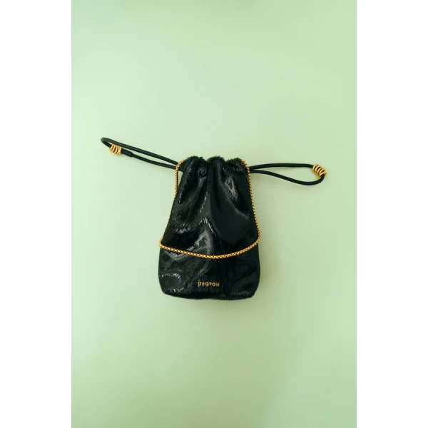 Oroton Nola Drawstring Pouch Texture - Bags - Australian Luxury Leather Handbag at Luxury Shoes 