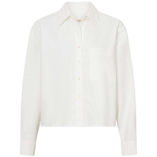 Oroton Oxford Cropped Shirt