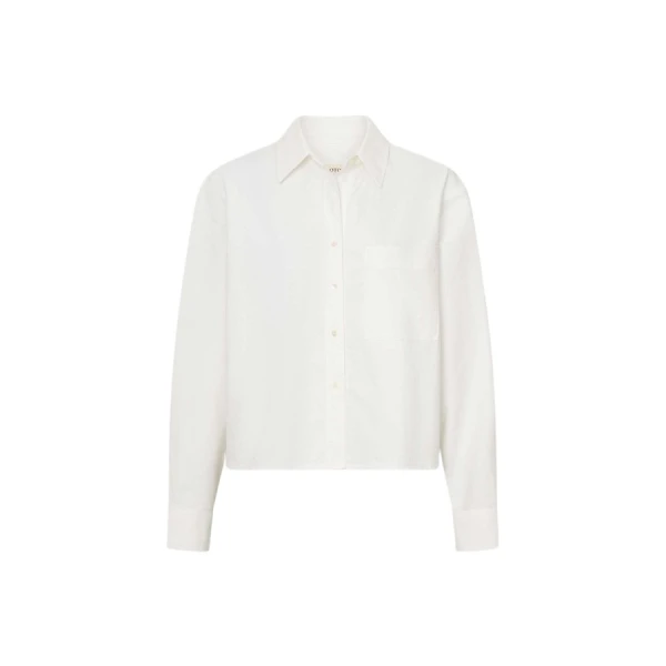 Oroton Oxford Cropped Shirt - Oroton Tops - Australian Heritage Luxury - Shop at Luxury Shoes 